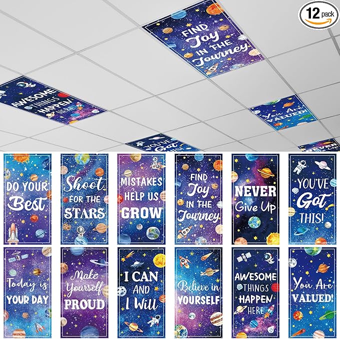 Capoda 12 Pcs Fluorescent Light Covers by Capoda