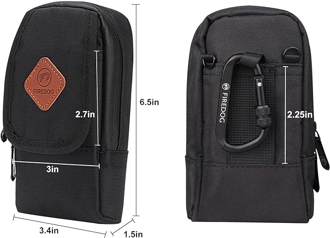 FIREDOG Smell Proof Bag, Odor Proof Pouch Dog Tested Mini Stash Crossbody Bags - Image 6