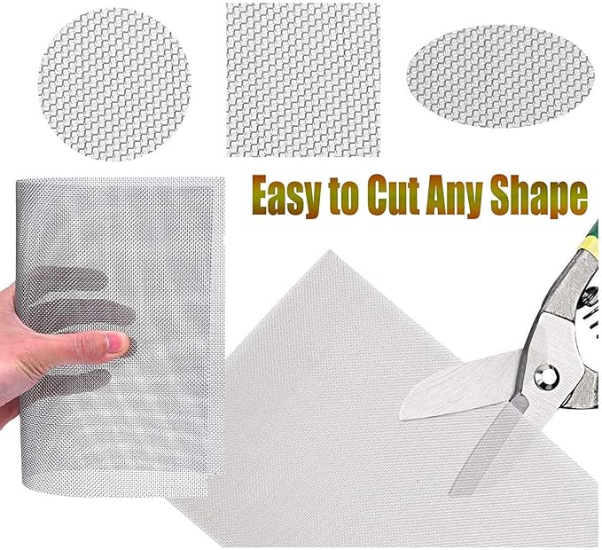 Stainless Steel Woven Wire Mesh, 304 Stainless Steel Insect Screen Mesh - Image 6