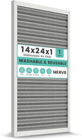 14x24x1 HVAC Furnace Air Filter, Washable Electrostatic Furnace Filter by KEYINGXUAN