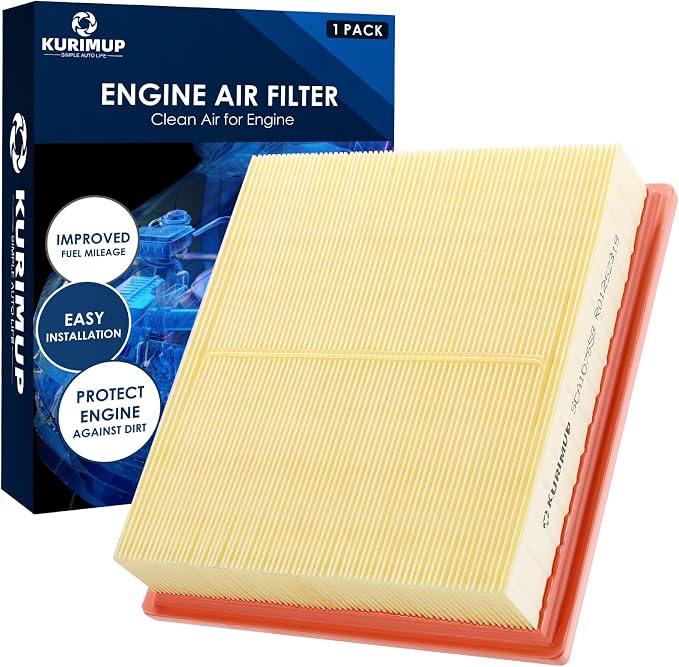 KURIMUP CA10755 Replacement Engine Air Filter, Efficient Filtration Offers 99% by Kurimup