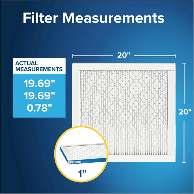 Filtrete 20x20x1 AC Furnace Air Filter, MERV 13, MPR 1900, Premium Allergen - Image 2
