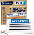 4x10 Aluminum HVAC Wall Register 1-Way Air Vent Cover Ceiling Quiet by ACLAMINAIRE