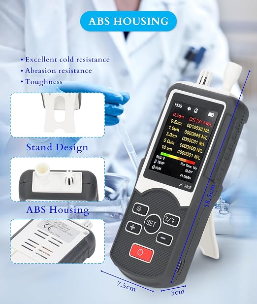 Air Quality Pollution Monitor, 0.3Μm to 10Μm Pm2.5 Dust Particle Counter Data - Image 5