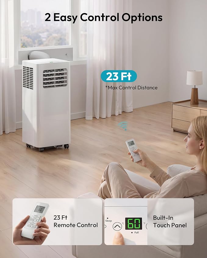 EUHOMY Portable Air Conditioners 14, 000 BTU, Smart 4-in-1 Portable AC Unit - Image 7