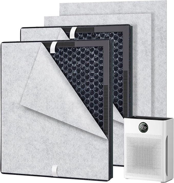 2 Pack PR1 Replacement Filter for Mooka Mode PR1 Air Purifier, H13 True HEPA by XBGG
