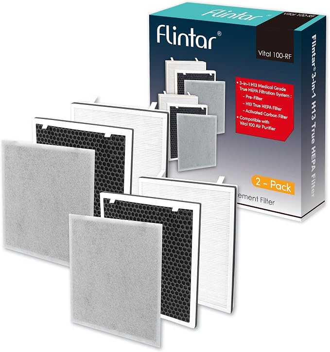 Vital 100 Replacement Filter, Compatible by Flintar