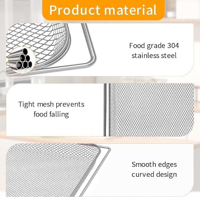 GCQ Air Fryer Replacement Parts Basket - Image 4