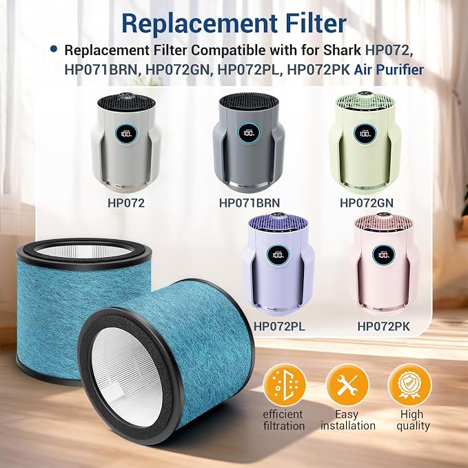 HP072 HP071BRN Filters Replacement Filters - Image 2