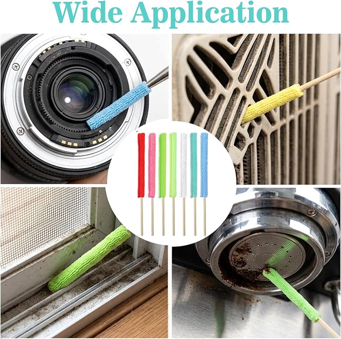 14 Pcs Air Vent Cleaner, Microfiber Detail Mini Duster Sticks, Disposable - Image 7