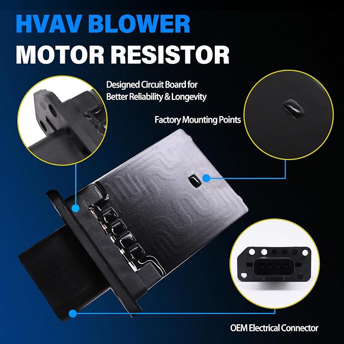 HiSport 271505Z000 HVAC Heater Blower Motor Fan Resistor Compatible - Image 4