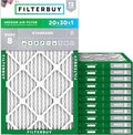 Filterbuy 20x30x1 Air Filter MERV 8 Essential Dust & Allergy Defense, by Filterbuy