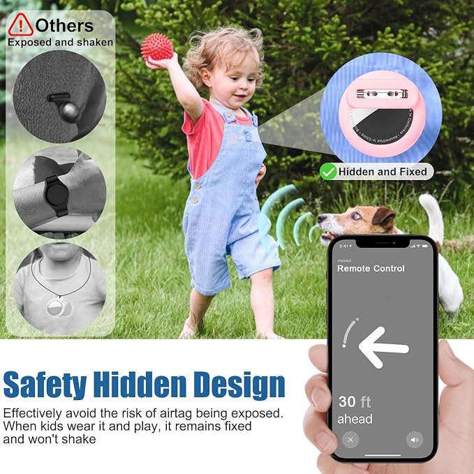 for AirTag Holder 4 Pack for Kids Hidden - Image 2