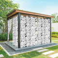 Cartoon Space Outdoor Curtains for Patio Rockets Astronauts Planets Black by Unknown