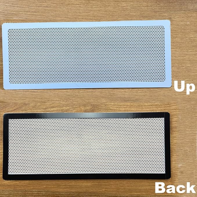 White Floor Register Vent Screen Cover 4"x12" Magnetic - Image 5