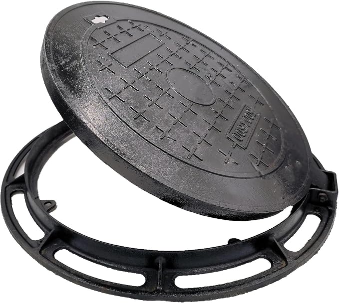 20 in Cast Iron Manhole Cover and Frame by DuuMuut