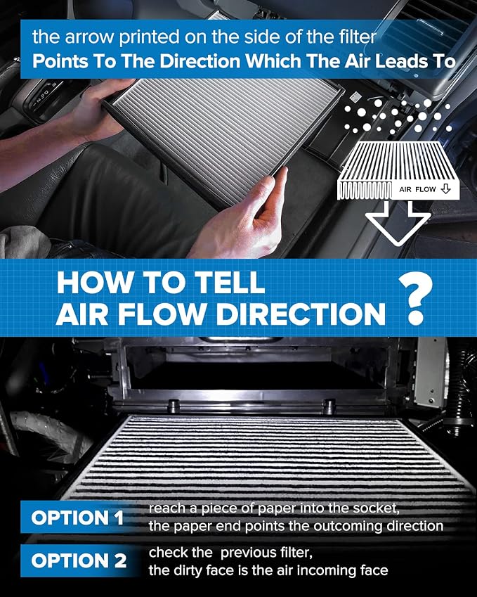 PHILTOP Cabin Air Filter w/Activated Carbon, Compatible - Image 6