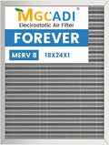 24x18x1 HVAC Furnace Air Filter, Lasts a Lifetime, the Last HVAC Filter You by MGCADI