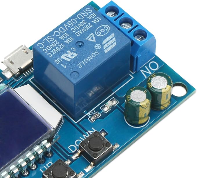 DROK Timer Relay - 5V/12V/24V Time Delay Relay Switch Delay-Off Cycle Timer - Image 6