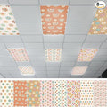 QOUBAI 8 Pcs Fluorescent Light Covers, 4 x 2 Ft Magnetic Light Filters Boho by QOUBAI