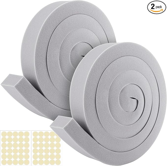 moonoom 2 Pcs Foam Air Conditioner Weatherseal Tape-2''x1''x6.5ft Air by moonoom