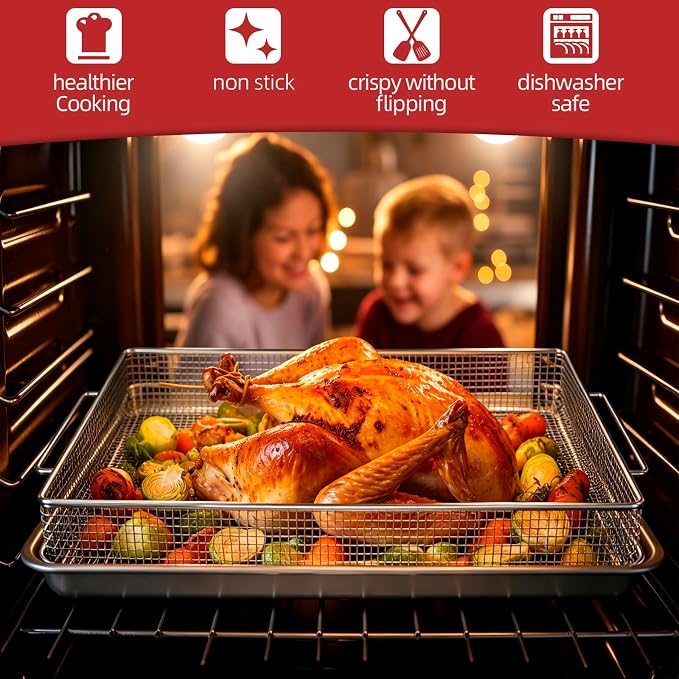 Geesta 304 Stainless Steel Air Fryer Basket - Image 4
