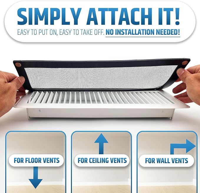 Powerful Magnetic Vent Screen Mesh Covers that Will Never Move or Fall - Image 4