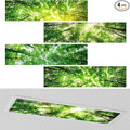4 Pcs 1 x 4 Feet Fluorescent Lights Covers Magnetic Ceiling Light Cover by Wowangce