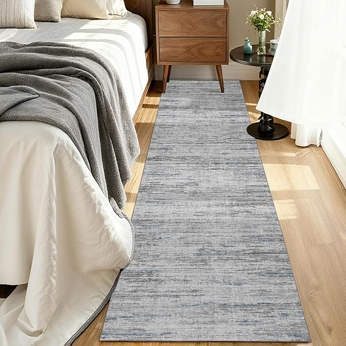 Kitchen Runner Rug 2x12 Runners Rug for Hallways Non-Slip,Long Abstract Rug Runners,Stain Resistant Soft Washable 12 ft Runner Rugs,Ultra-Thin Carpet for Entryway,Dining,Laundry Room