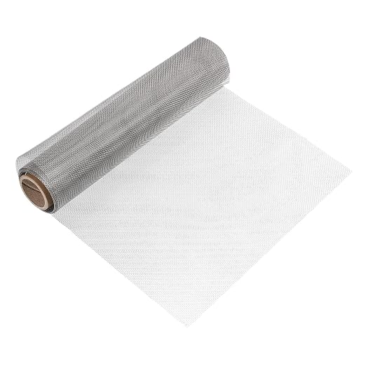uxcell 16 Mesh 79" x 12" Woven Wire Mesh, 304 Stainless Steel Air Vent Filter by uxcell