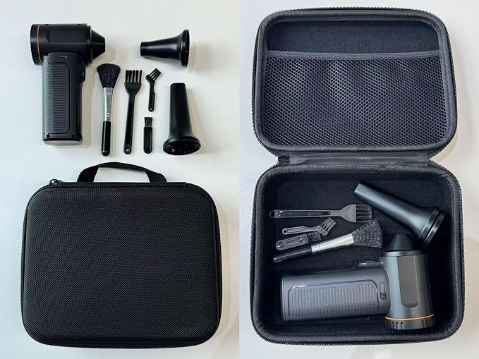 Hard Shell EVA Carrying Case for Handheld Air Duster, Compressed Air Vacuum - Image 4