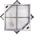 12x12 in Invisible Stainless Steel Manhole Cover and Frame by MOSINSBO