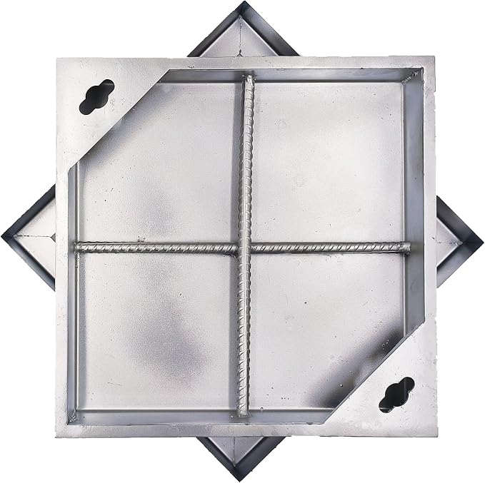12x12 in Invisible Stainless Steel Manhole Cover and Frame by MOSINSBO