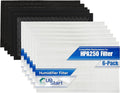 6-Pack HRF-R1 Filter R Kit for Honeywell HPA250B Filter Replacement by UpStart+Components