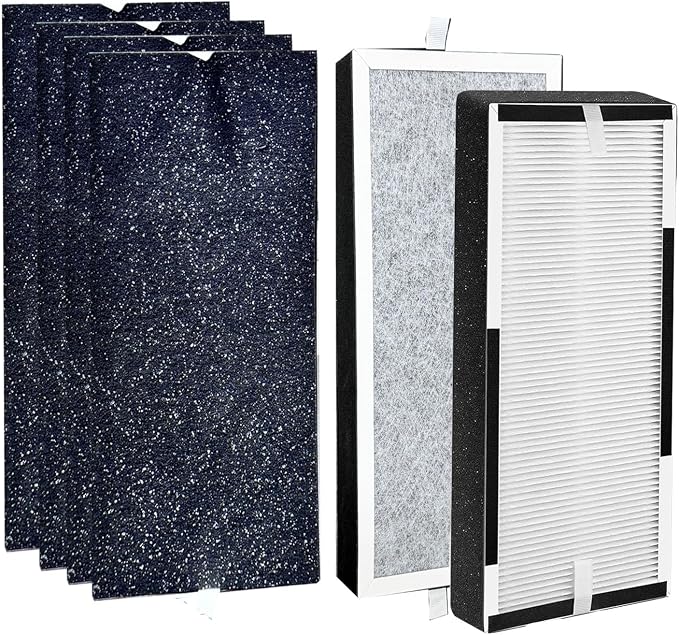 Replacement Filters for Hunter HP100/HT100 Mid-Tower Air Purifiers | 2× H13 by Unknown