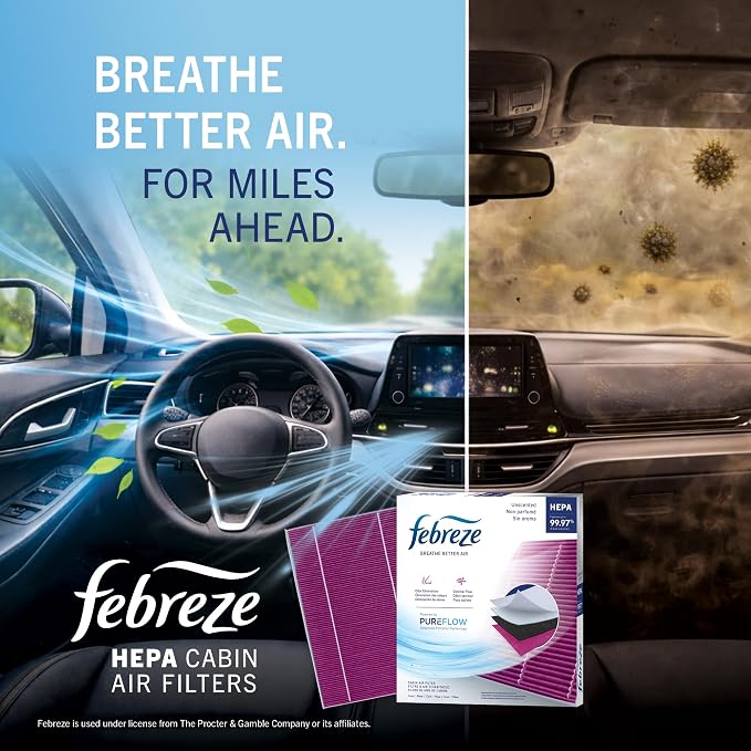 Febreze Odor Control HEPA Cabin Air Filter by PUREFLOW RZ19205H Fits 2013-2018 - Image 8