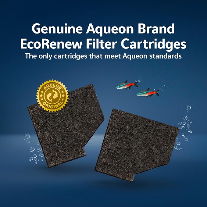 Aqueon Aquarium Fish Tank EcoRenew Filter Cartridge, Medium 9 Pack - Image 2