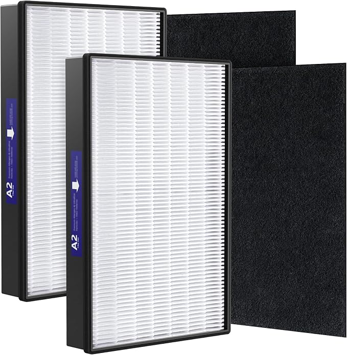 2+2 Pack A2 Replacement Filter Compatible by LINNIW