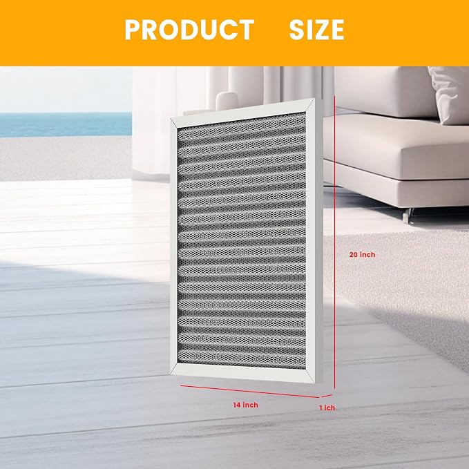 14x20x1 HVAC Furnace Air Filter, Lasts a Lifetime, the Last HVAC Filter You - Image 3