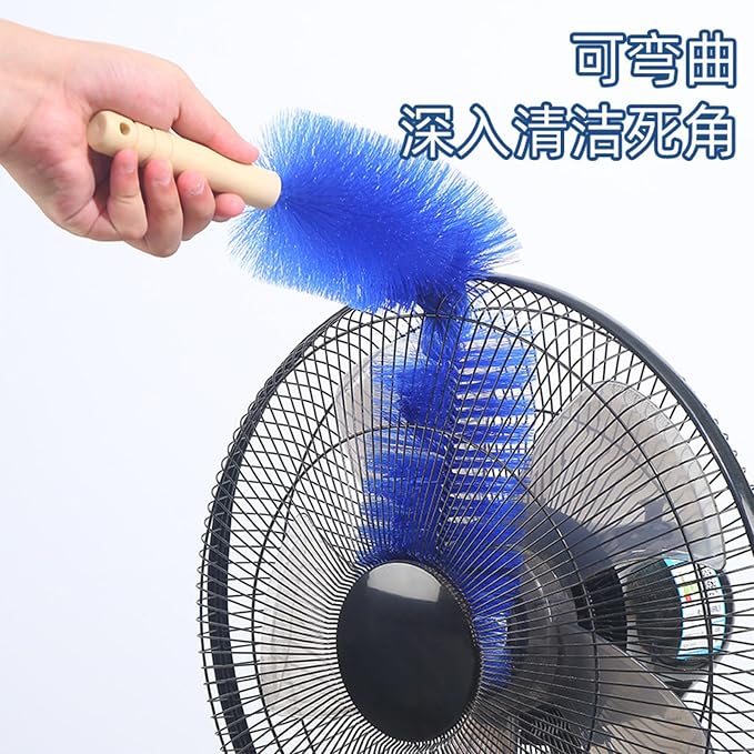 Bendable Microfiber Head, Reusable Dust Remover, Fan Brush Cleaner Washable - Image 7