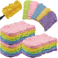 Zubebe 20 Pcs Duster Refill Reusable Fleece Duster Refills Feather Flat Dusters by Zubebe
