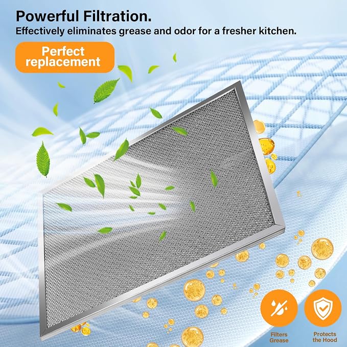 S99010467 Stove Hood Vent Filter 11.5" x 11.5" Fit - Image 4