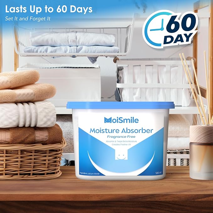 Moisture Absorbers, Fast Acting Humidity Absorber & Odor Eliminator, Long - Image 4