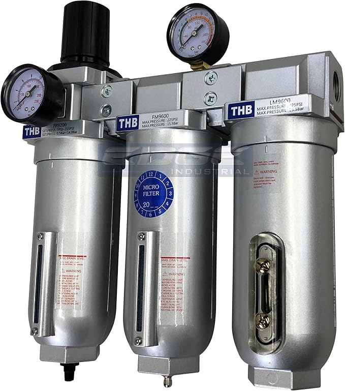 SUPER HEAVY DUTY HIGH FLOW AIR FILTRATION SYSTEM, 2 STAGE PARTICULATE FILTER by Unknown