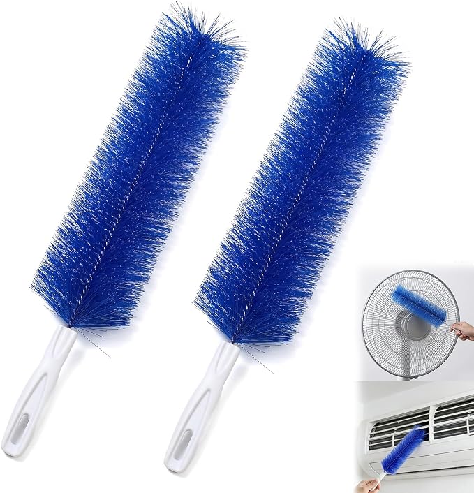 Bendable Microfiber Head Brush, Reusable Fan Cleaner Brush, Washable Dust by Unknown