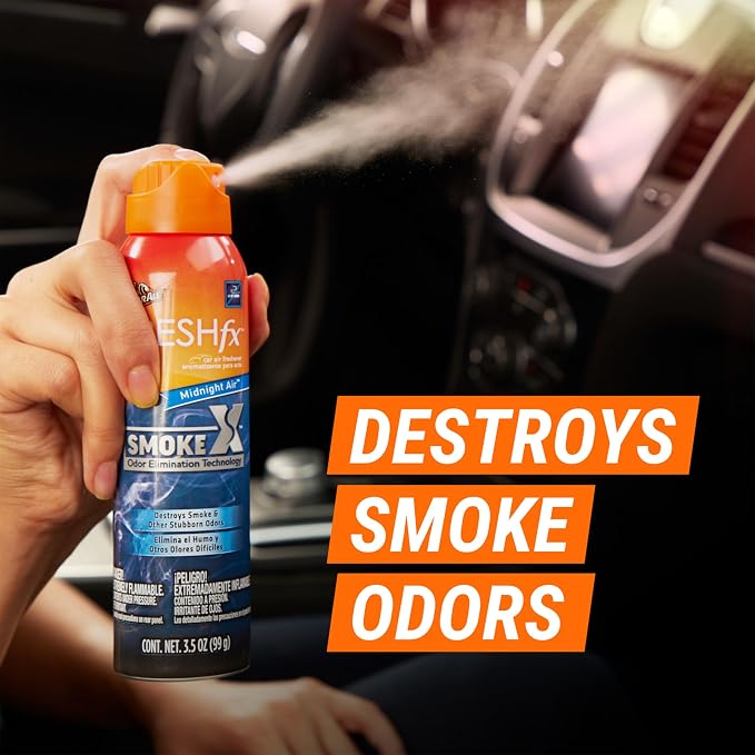 Armor All Fresh FX Smoke X Car Odor Eliminator Spray, Car Air Freshener Spray - Image 2