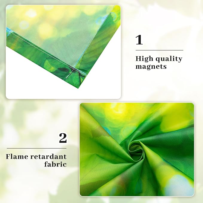 Hortsun Pack of 2 Fluorescent Light Covers 4 x 2 Feet Magnetic Ceiling Light - Image 3
