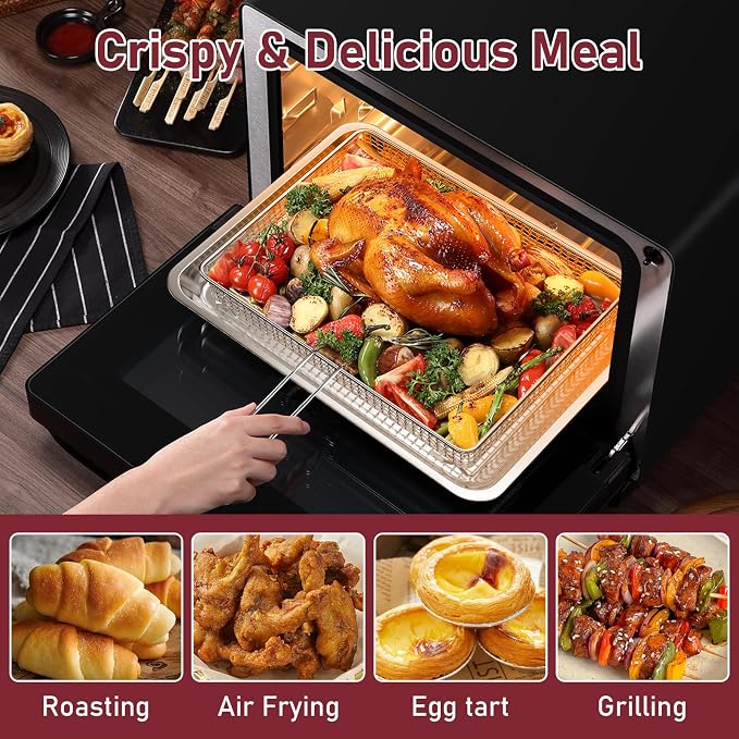 Air Fryer Tray Replacement for Cuisinart TOA-60/TOA-65/TOA-70 Oven, Stainless - Image 6