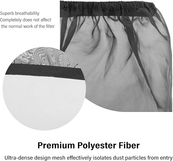 Cold Air Intake Filter Cover, Thickened Dustproof Air Filter Cover Provides - Image 3