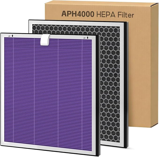 2-pack APH4000 Smoke Replacement Filter, Compatible by Unknown